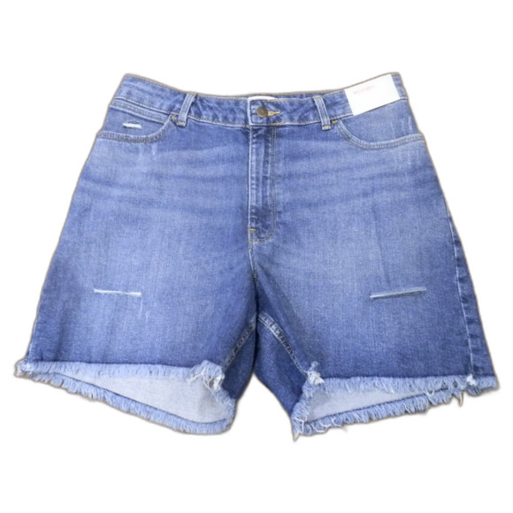 Wrangler 5" Relaxed High Rise Jean Shorts Size 12M NWT - Picture 1 of 3